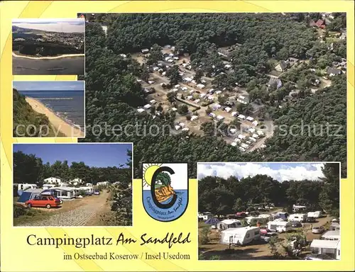 Koserow Ostseebad Usedom Campingplatz Am Sandfeld Kat. Koserow