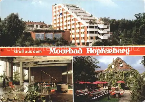 Bad Hopfenberg Moorbad Kurhotel Hallenbad Restaurant Gartenterrasse Kat. Petershagen