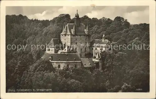 Kriebstein Burg bei Waldheim Kat. Kriebstein