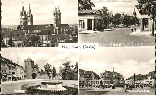 Naumburg Saale Dom Salztor Marientor Kat. Naumburg