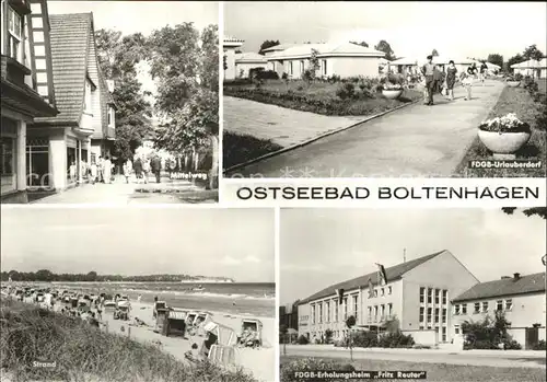 Boltenhagen Ostseebad Strand Mittelweg Erholungsheim Fritz Reuter Kat. Ostseebad Boltenhagen