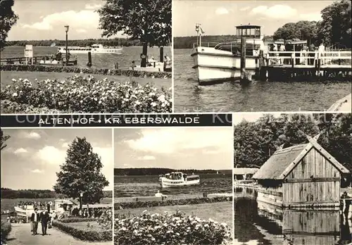 Altenhof Eberswalde Partien am Wasser Kat. Schorfheide
