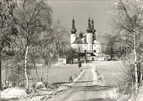 Waldsassen Waldfahrtskirche Kappel im Winter Kat. Waldsassen