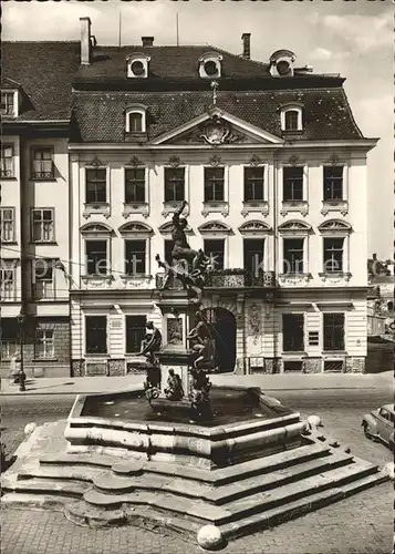 Augsburg Palais Schaezler mit Herkulesbrunnen Kat. Augsburg