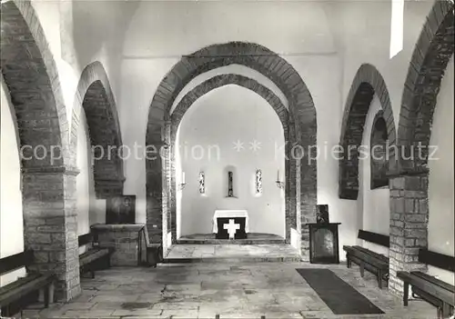 Taize Saone et Loire Eglise Romane innen Kat. Taize