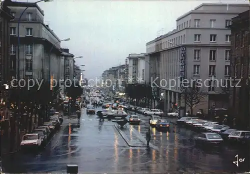 Brest Finistere Rue Siam Sous la Pluie Kat. Brest