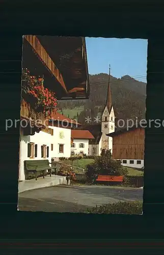 Schwendt am wilden Kaiser Kirchenpartie Kat. Schwendt