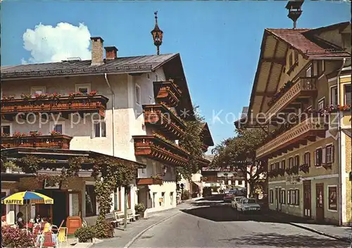 Kaprun Strassenpartie Restaurant Orgler Hotel Kat. Kaprun