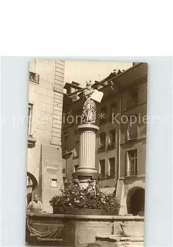 Bern BE Mosesbrunnen Kat. Bern