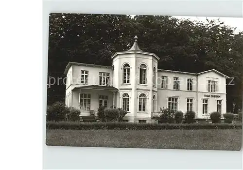Heiligendamm Ostseebad Sanatorium Haus Dresden Kat. Bad Doberan