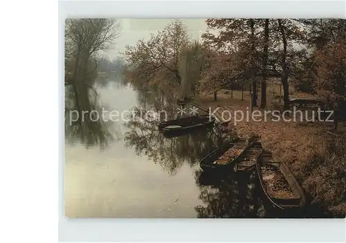 Luebbenau Spreewald Herbst Lehnigksberg Kat. Luebbenau