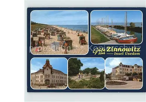 Zinnowitz Ostseebad Strand Hafen