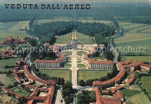 Torino Stupinigi Castle Park Fliegeraufnahme Kat. Torino