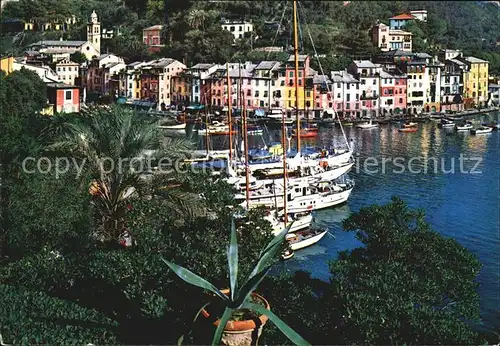 Portofino Liguria Panorama Hafen Kat. Portofino