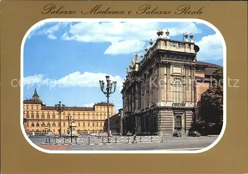 Torino Schlossplatz und Koenigliches Palais Kat. Torino