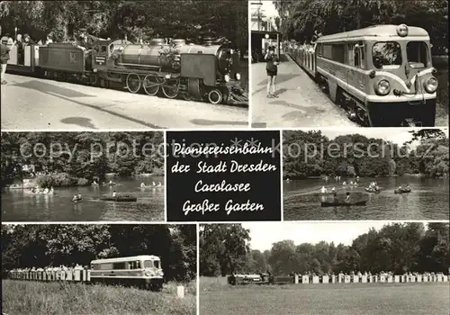 Dresden Pioniereisenbahn Rund um den Carolasee  Kat. Dresden Elbe
