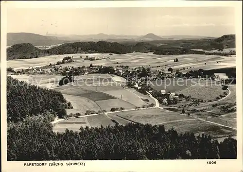 Papstdorf Panorama Kat. Gohrisch