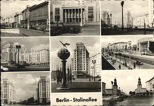 Berlin Stalinallee  Kat. Berlin