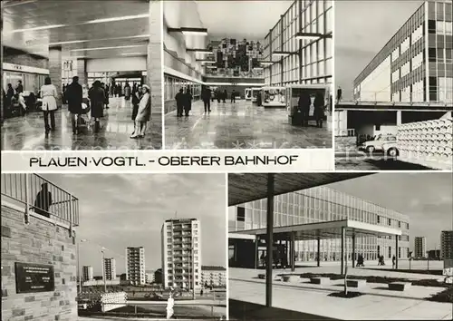 Plauen Vogtland Oberer Bahnhof Hochhaus  Kat. Plauen