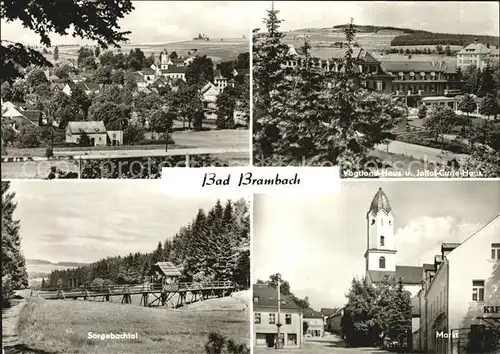 Bad Brambach Sorgebachtal Markt Vogtland Haus  Kat. Bad Brambach