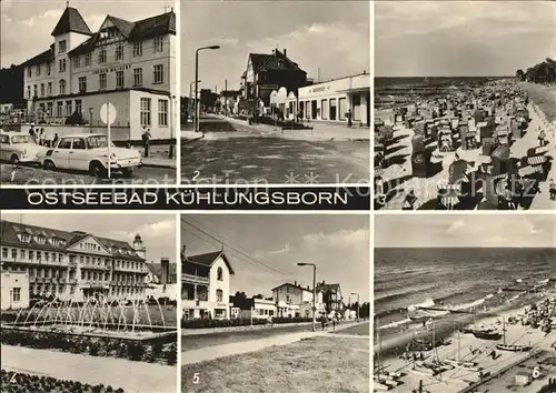 Kuehlungsborn Ostseebad Maxim Gorki Strasse Strand  Kat. Kuehlungsborn