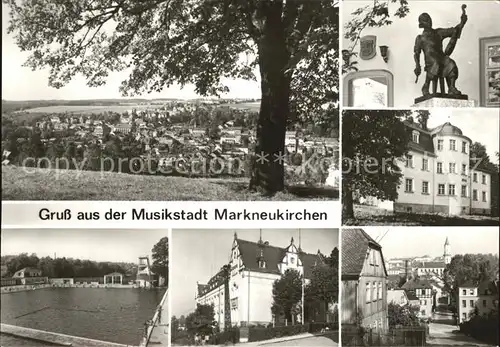 Markneukirchen Stadtansicht  Kat. Markneukirchen