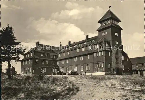 Oberwiesenthal Erzgebirge Fichtelberghaus Kat. Oberwiesenthal