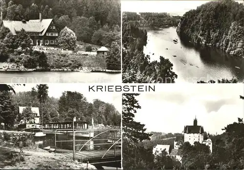 Kriebstein Schloss Schiff Kat. Kriebstein