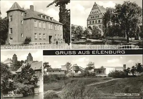 Eilenburg Rathaus Postamt Sorbenburg Kat. Eilenburg