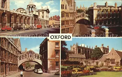 Oxford Oxfordshire Queens College Hertford and new Colleges Christ Church / Oxford /Oxfordshire