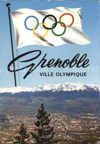Grenoble Stadtansicht Kat. Grenoble