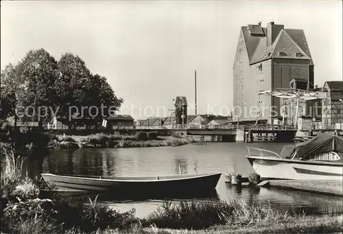 Demmin Mecklenburg Vorpommern Hafen Kat. Demmin