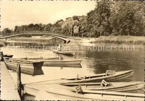 Senftenberg Niederlausitz Paddelstation Kat. Senftenberg