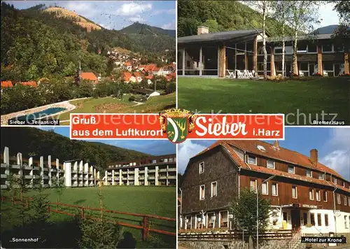Sieber Bremer Haus Hotel zur Krone Sonnenhof Kat. Herzberg am Harz
