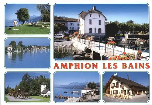 Genfersee Lac Leman Amphion les Bains / Genf /Bz. Geneve City