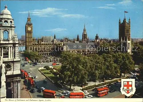 London The Houses of Parliament and Parliament Square Kat. City of London