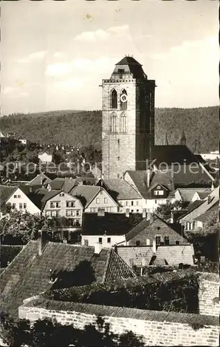 Bad Hersfeld mit Stadtkirche Kat. Bad Hersfeld