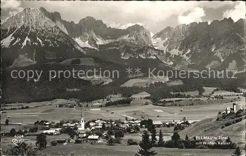 Ellmau Tirol mit Wildem Kaiser Kat. Ellmau