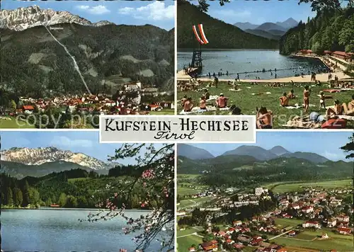 Hechtsee Fliegeraufnahme Badestelle Kat. Kufstein