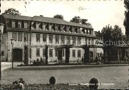 Weimar Thueringen Goethehaus am Frauenplan Kat. Weimar