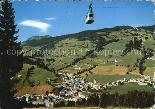 Saalbach Hinterglemm mit Kohlmaiskopf Kat. Saalbach Hinterglemm