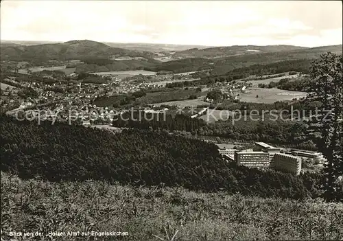 Engelskirchen Blick von der Holzer Alm Kat. Engelskirchen