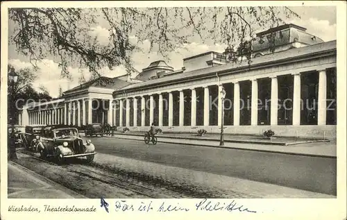 Wiesbaden Theaterkolonnade Kat. Wiesbaden