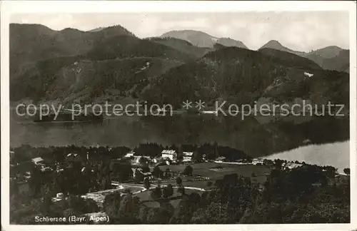 Schliersee Bayrische Alpen  Kat. Schliersee