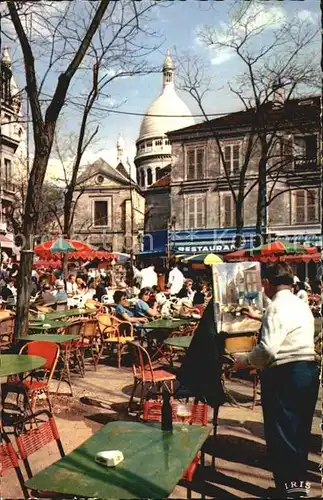 Paris Place du Tertre Kat. Paris