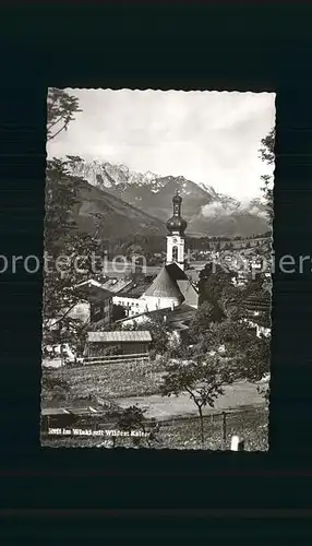 Reit Winkl Wilder Kaiser Kirche Kat. Reit im Winkl