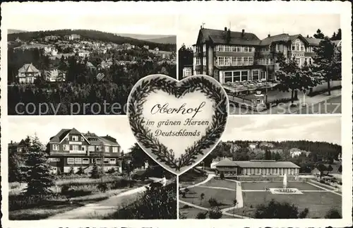 Oberhof Thueringen Ortsansichten Kat. Oberhof Thueringen