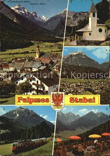 Fulpmes Tirol Stubai Bergkirche Schlickeralm Bergbahn Kat. Fulpmes