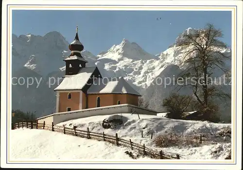 Lofer Salzburger Land Auer Kirchlein Dorf Au Kat. Lofer