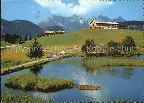 Fieberbrunn Tirol Lauchteich Lofener Steinberge Kat. Fieberbrunn